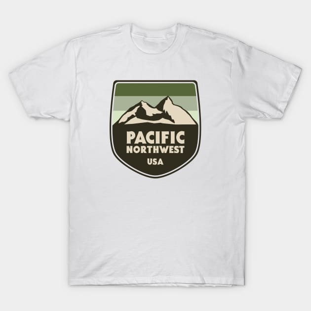 Pacific Northwest T-Shirt by happysquatch